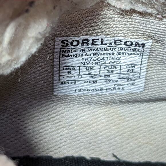 Sorel Women's Gray Navy Felted Out and About Duck Boots Size 6 - Picture 6 of 7